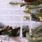 Clear Beaded Glass Icicle Drop Ornaments Set